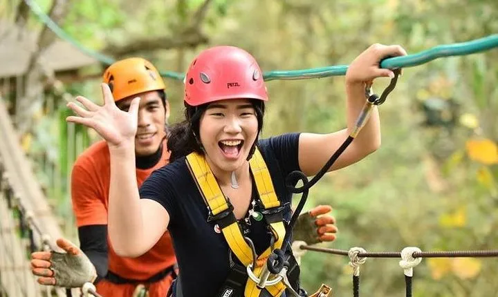 Chiang Mai Zipline White Water Rafting and Elephant Sanctuary