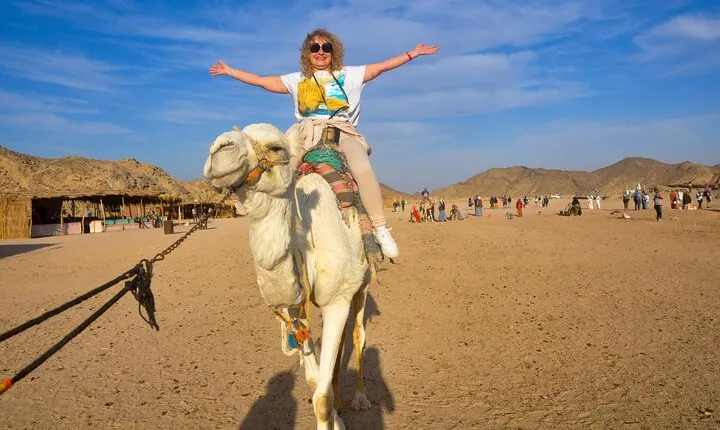 Enjoy with 1 - Hour Camel Ride with Transportation in Hurghada