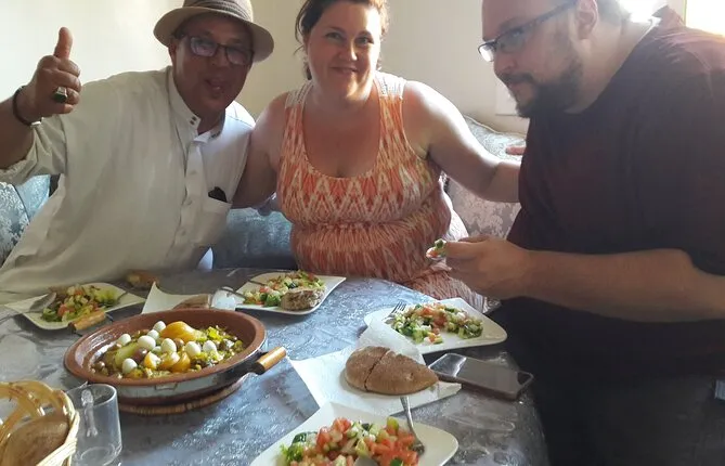 3-Hour Private Casablanca Authentic Home Dining Experience