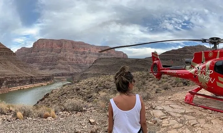 Grand Canyon West Rim by Coach with Helicopter Tour and Meals