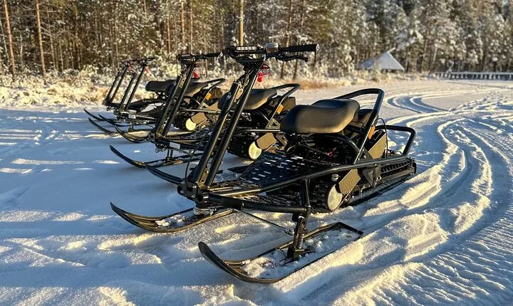 Private Party Aurora Adventure by Car and Snow Scooters