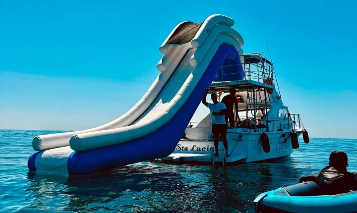 Private Boat Tour with Snorkel Slide and Activities