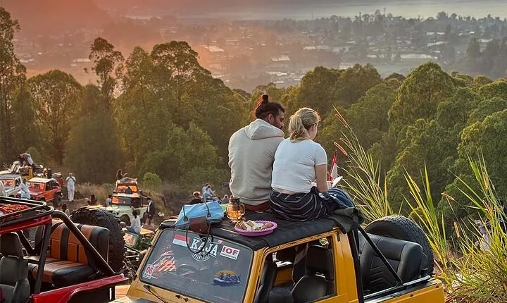 Mount Batur Jeep Sunrise Tour (Private & Breakfast at Restaurant)