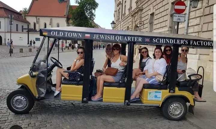 Krakow: Guided City Tour by Golf Buggy (with hotel pickup)