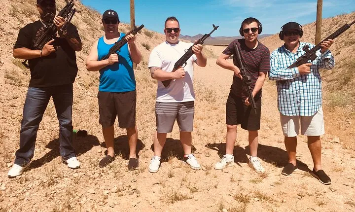 3 Gun Desert Machine Gun Shooting Adventure