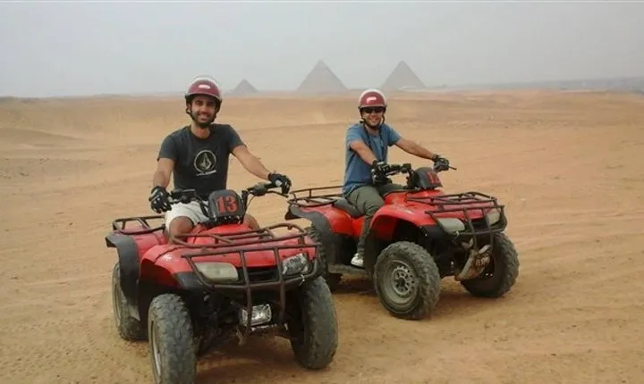 Quad Bike Trip At Desert of Giza Pyramids