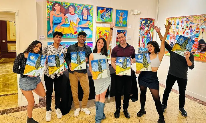 A Sip and Paint Experience in San Francisco