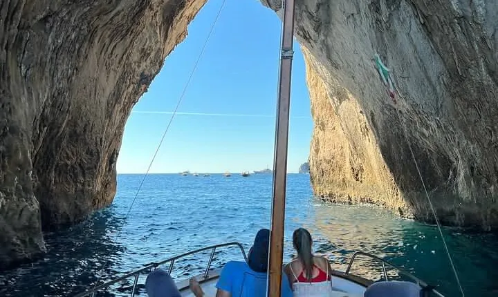 Boat tour of Capri