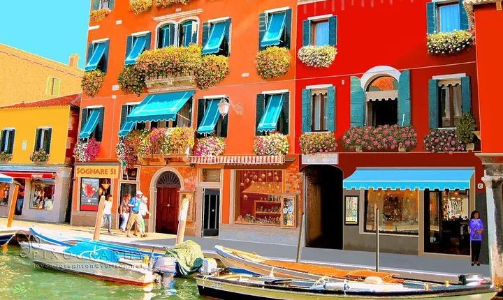 Venice Islands Murano Burano with Glass Factory Private Tour