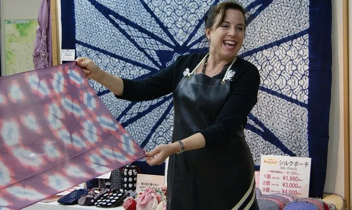 Itajime Shibori Scarf Class