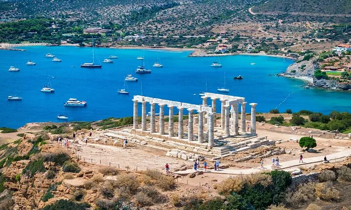 Private tour of Athens, Cape Sounio, Temple of Poseidon & Riviera