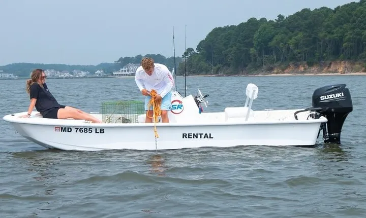 4-Hour Fishing Skiff Boat Rental in Dewey Beach, DE