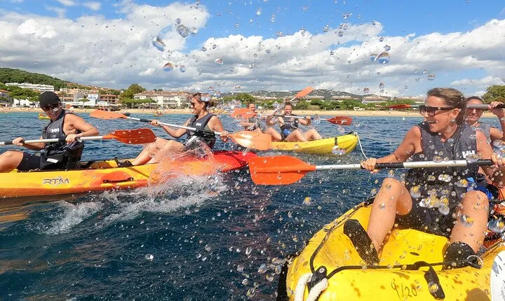 Costa Brava: Kayak, Snorkel, Photos, Lunch & Beach from Barcelona