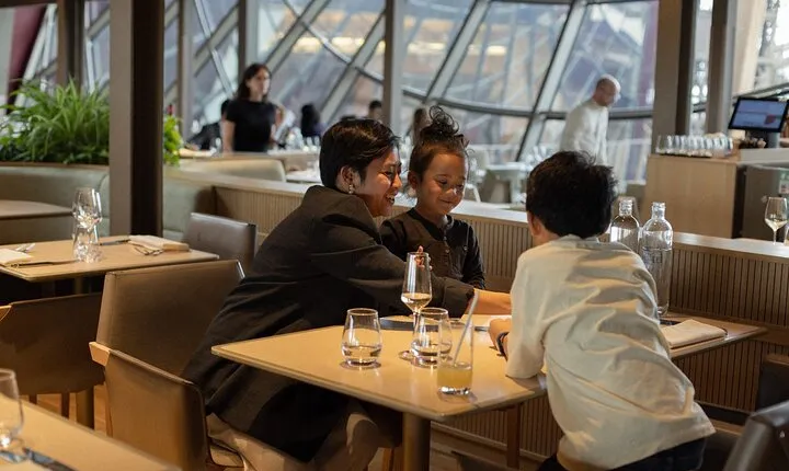 Paris Christmas Lunch at Eiffel Tower's Madame Brasserie