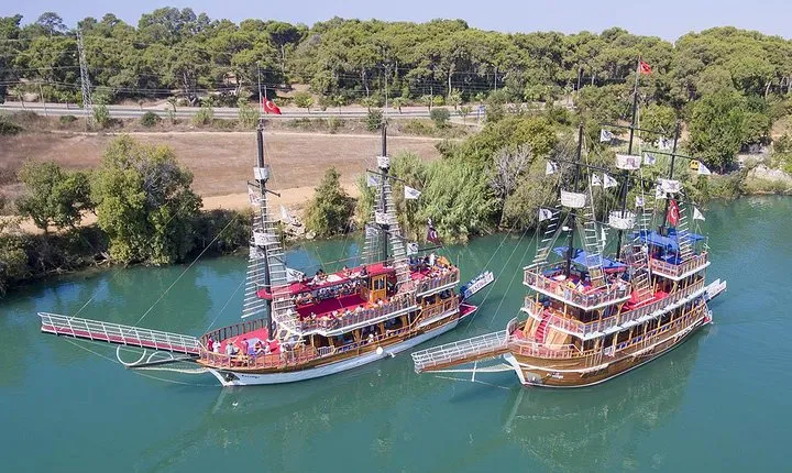 Manavgat River Cruise & Waterfall & Bazaar Visit - Drinks inclusive onboard