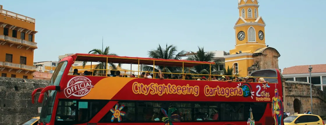 City Sightseeing hop-on hop-off bus tour of Cartagena