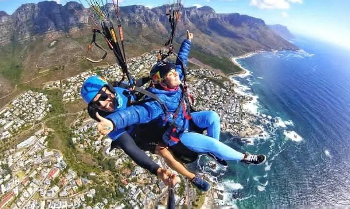 Tandem Paragliding in Cape Town