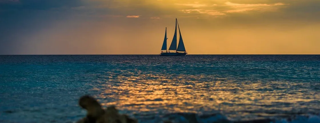 Bonaire sail and snorkel cruise with dinner