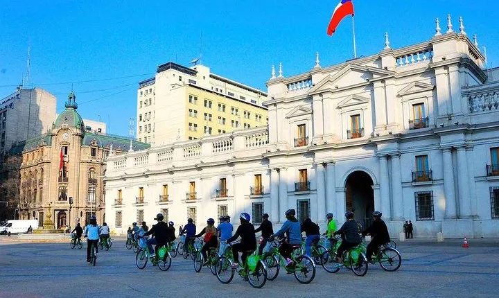 Bike Tour through old Santiago de Chile
