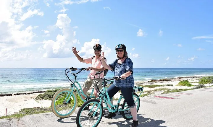 Half-Day Electric Bike Tour of Cozumel's East Side With Lunch