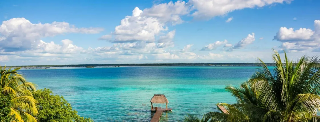 Bacalar Lagoon of Seven Colours