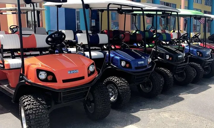 24-Hour Golf Cart Rental in South Padre Island for 4 Passengers
