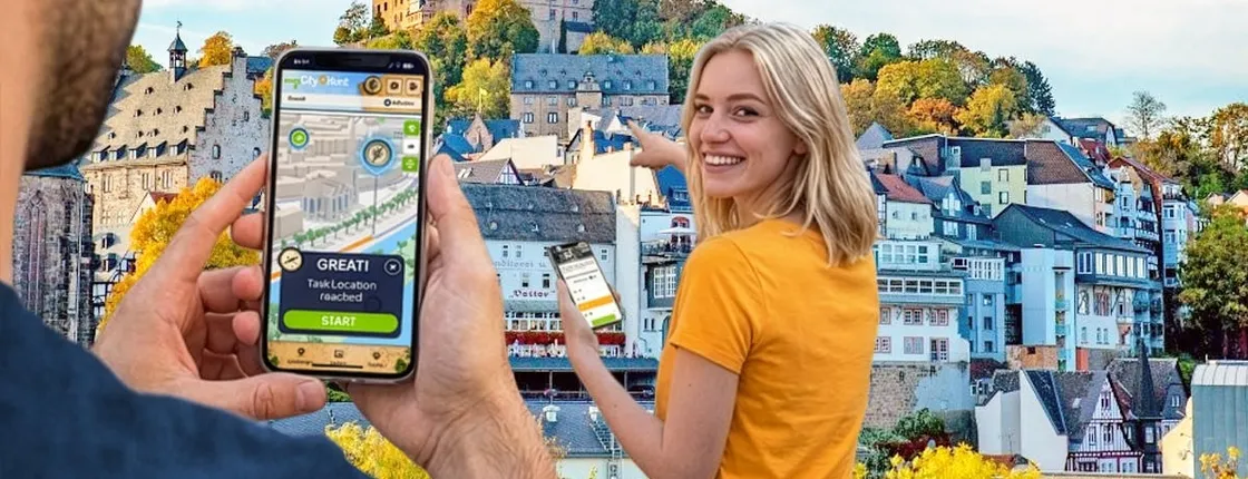 Self-guided digital scavenger hunt in Marburg