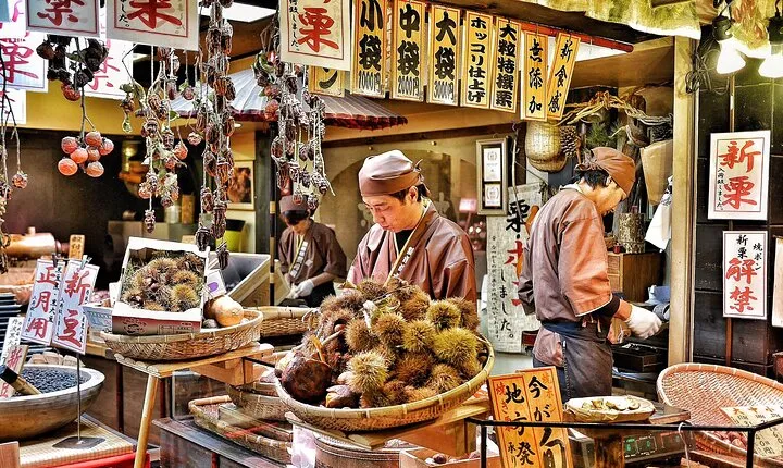 Kyoto Nishiki Market & Depachika: 2-hours Food Tour with a Local