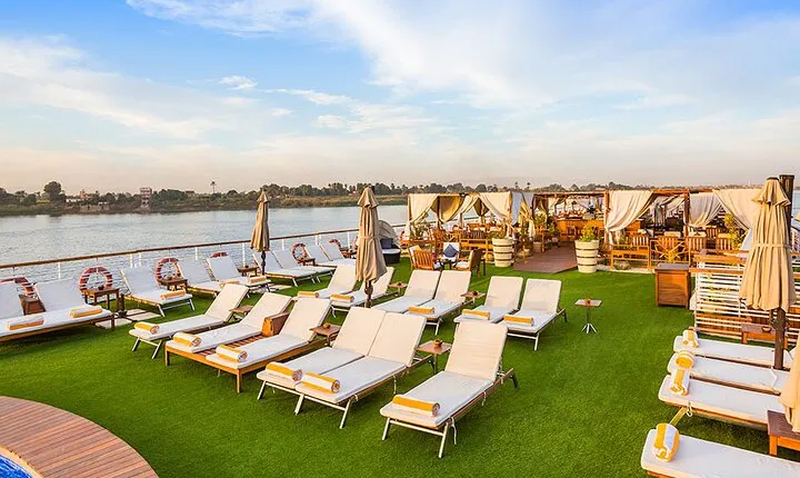 4 Days Nile Cruise luxor.Aswan.abu simbel with Train Tickets from Cairo