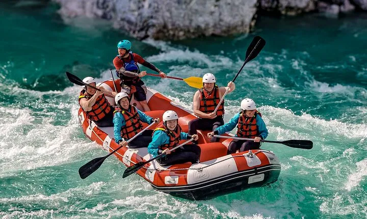 Whitewater Rafting on the Soča River in Bovec, Slovenia