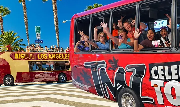 LA: TMZ Celebrity Tour & Big Bus Hop-on Hop-off Tour