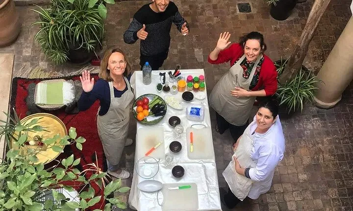 Small-Group Cooking Class Experience in a Marrakech Riad