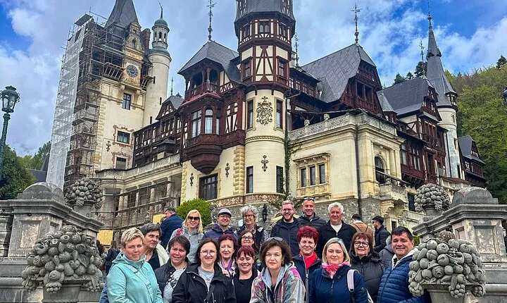Bran Castle, Peles Castle and Nevermore Academy From Brasov