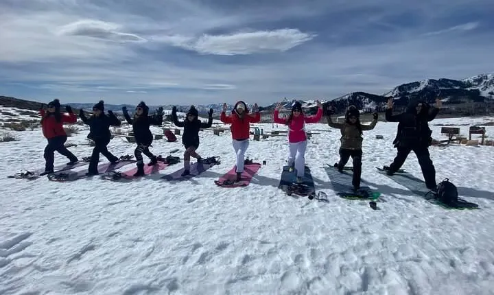 Snowga - Snowshoe and Yoga in Park City's Winter Wonderland