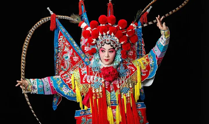 Beijing Opera Show in the Liyuan Theatre with guide and Transfer