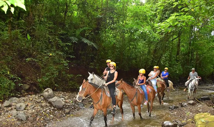 Rainforest Horseback Riding and Boat. Puntarenas Shore Excursion
