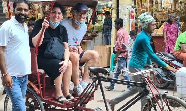 Old Delhi Heritage Walk with Rickshaw Ride