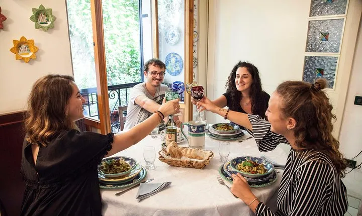 Dining experience at a local's home in Brindisi with show cooking