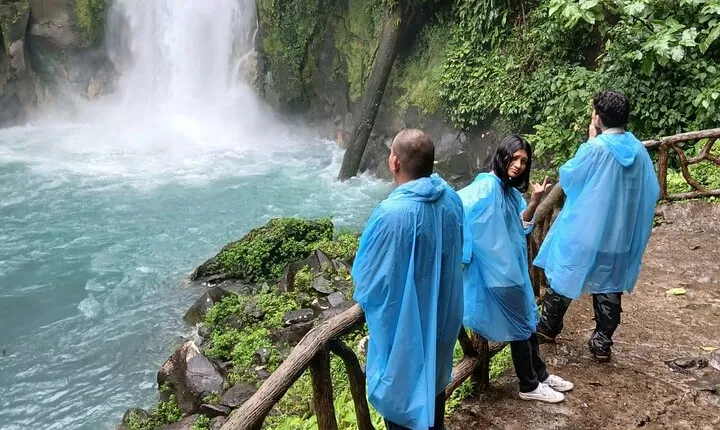 Rio Celeste Waterfall in Tenorio Volcano National Park Tour