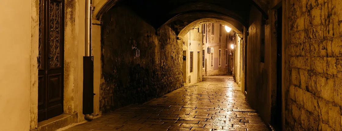 The sinister mysteries of Sibenik night walking tour