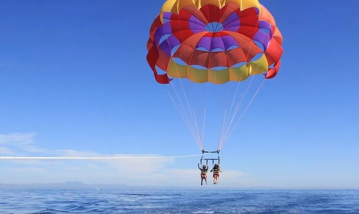 Parasailing adventure with round trip transfers included