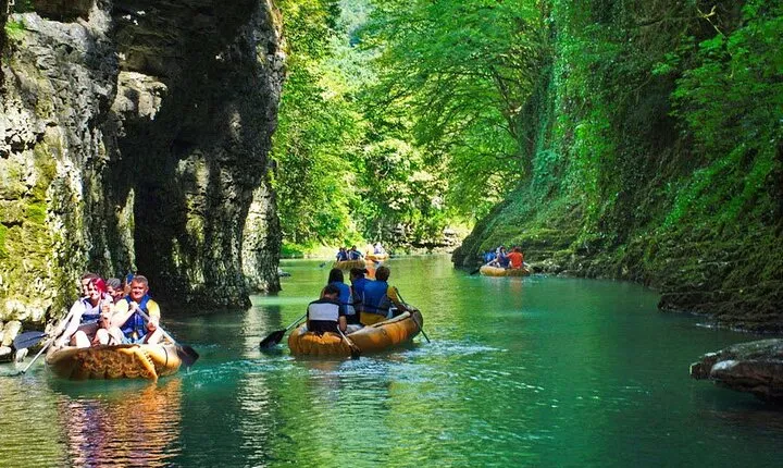 Martvili Canyon & Prometheus Caves Private Day Tour from Tbilisi