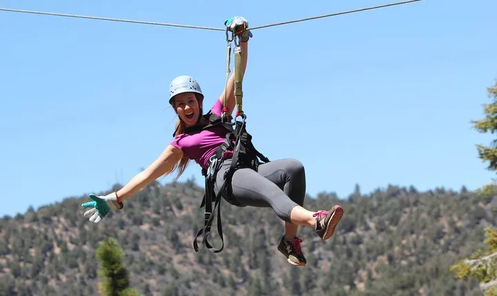 Zipline Tour - 9 high-speed ziplines & fun suspension bridge