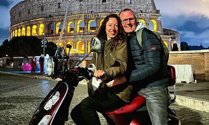 Rome by Night Vespa Ride: Icons of Rome