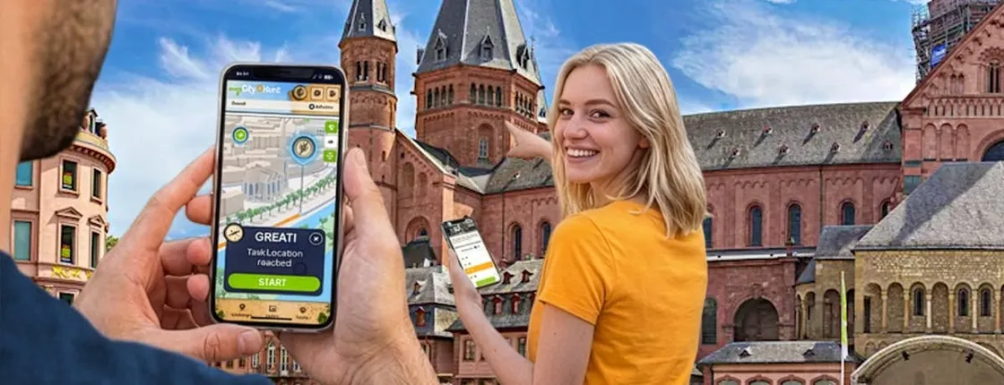 Self-guided digital scavenger hunt in Mainz