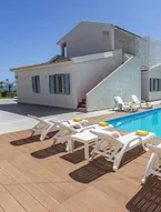 The villa offers a spacious, sea facing terrace ideal for taking in the stunning views