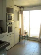 Apartment With one Bedroom in Canet-en-roussillon, With Wonderful sea View and Furnished Terrace - 70 km From the Slopes