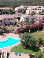 Apartment With one Bedroom in Provincia di Olbia-tempio, With Wonderful sea View, Shared Pool and Balcony - 2 km From the Beach