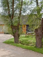 Luxury Cart Lodge set on the farm which featured in the 'Darling Buds