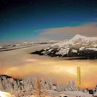 Hocheckhuette On Top of the Kitzbuehel Hahnenkamm Mountain